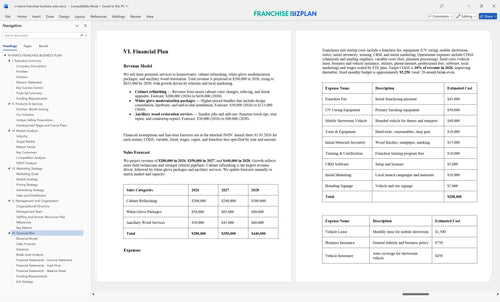 n hance franchise business plan 6