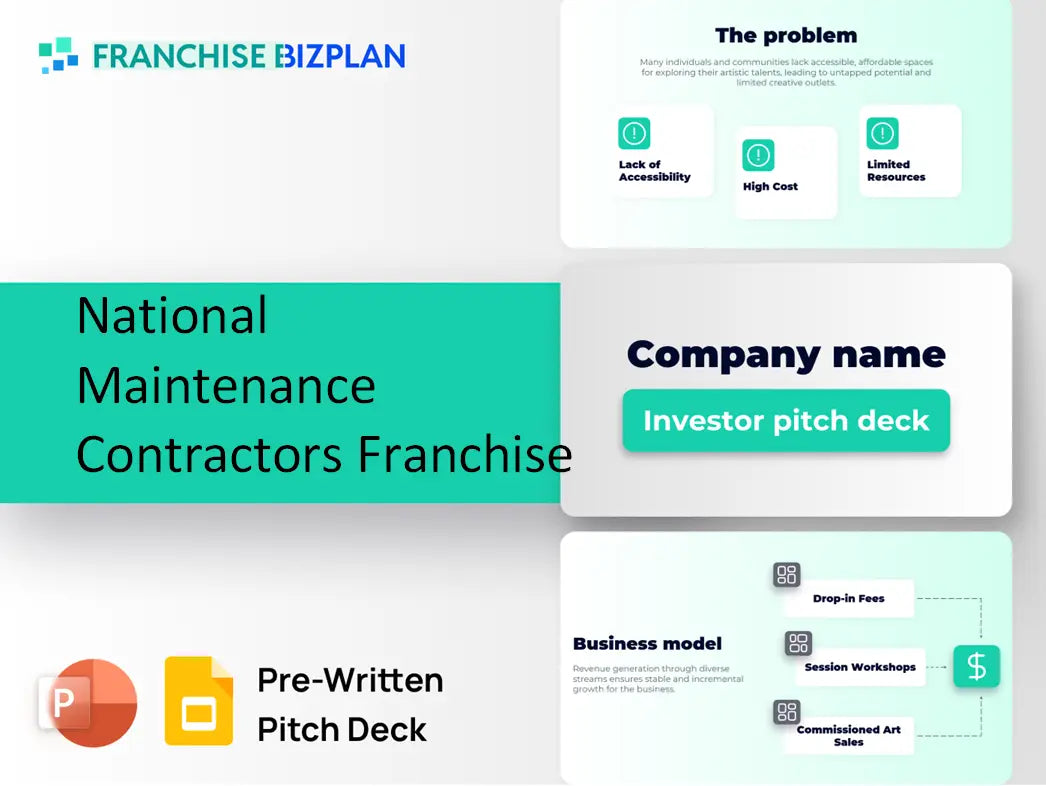 National Maintenance Contractors Franchise Investment Pitch Deck 2026