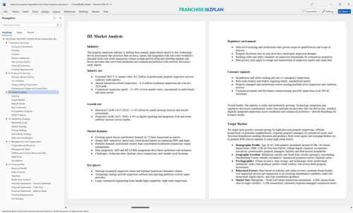 national property inspections franchise business plan 3