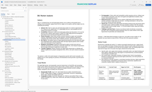 naturalawn of america franchise business plan 3