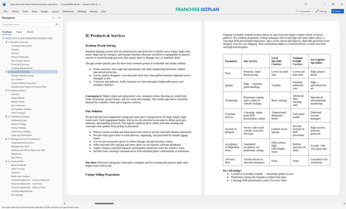 navis pack and ship franchise business plan 2