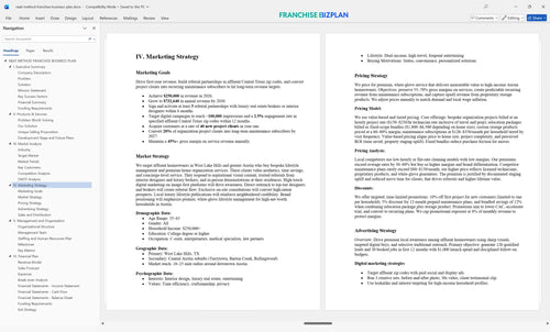 neat method franchise business plan 4