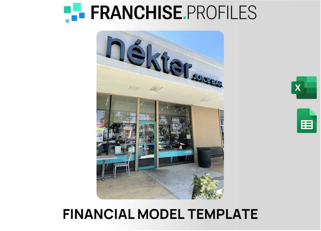 Nekter Juice Bar Franchise Financial Model Template