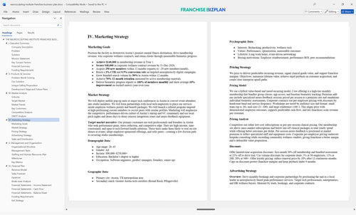 neurosculpting institute franchise business plan 4