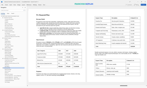nexthome franchise business plan 6