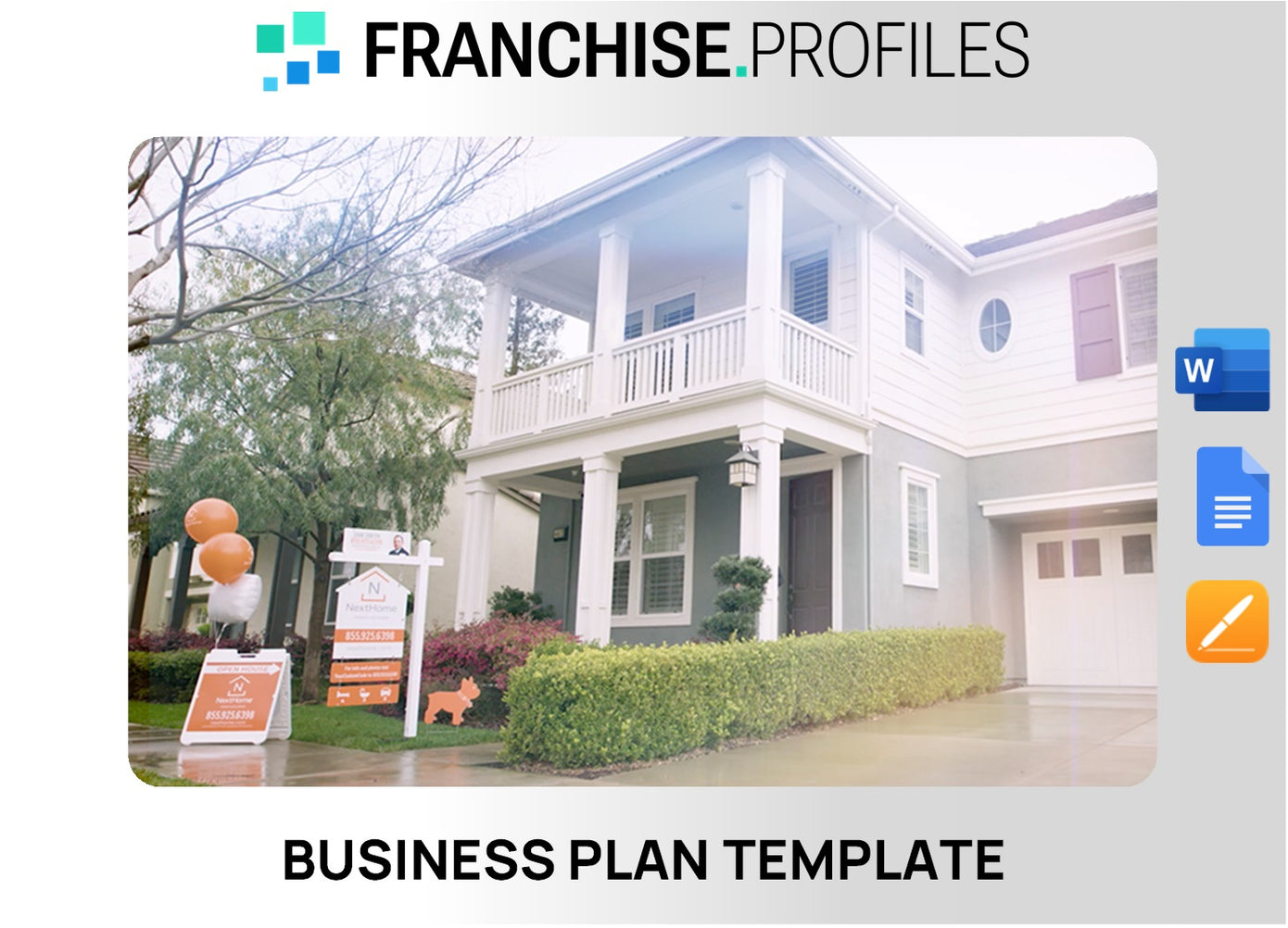 NextHome Franchise Business Plan Template