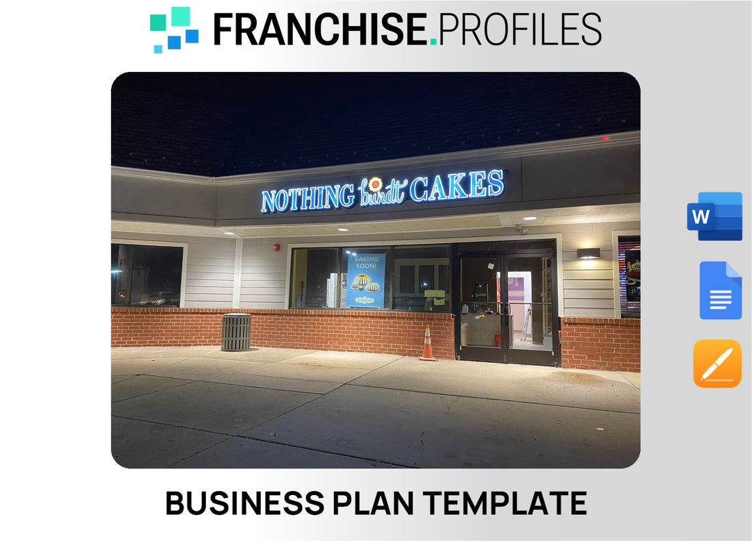 Nothing Bundt Cakes Franchise Business Plan Template