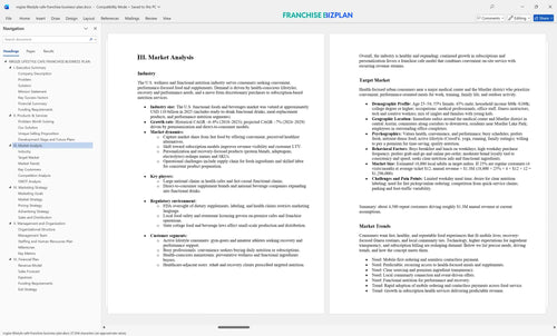 nrgize lifestyle cafe franchise business plan 3