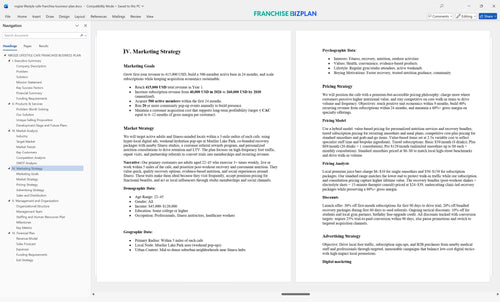 nrgize lifestyle cafe franchise business plan 4