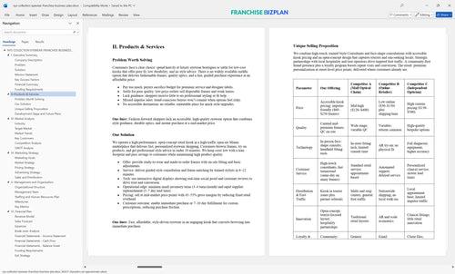 nys collection eyewear franchise business plan 2