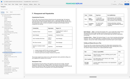 nys collection eyewear franchise business plan 5