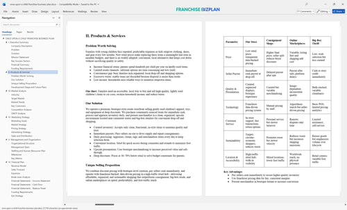 once upon a child franchise business plan 2