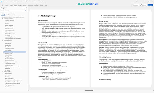 once upon a child franchise business plan 4