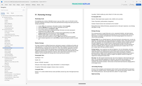 one hour air conditioning heating franchise business plan 4