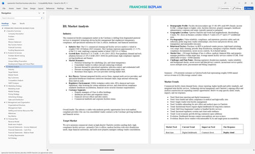 openworks franchise business plan 3