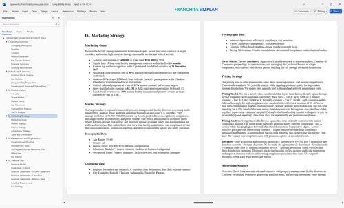 openworks franchise business plan 4
