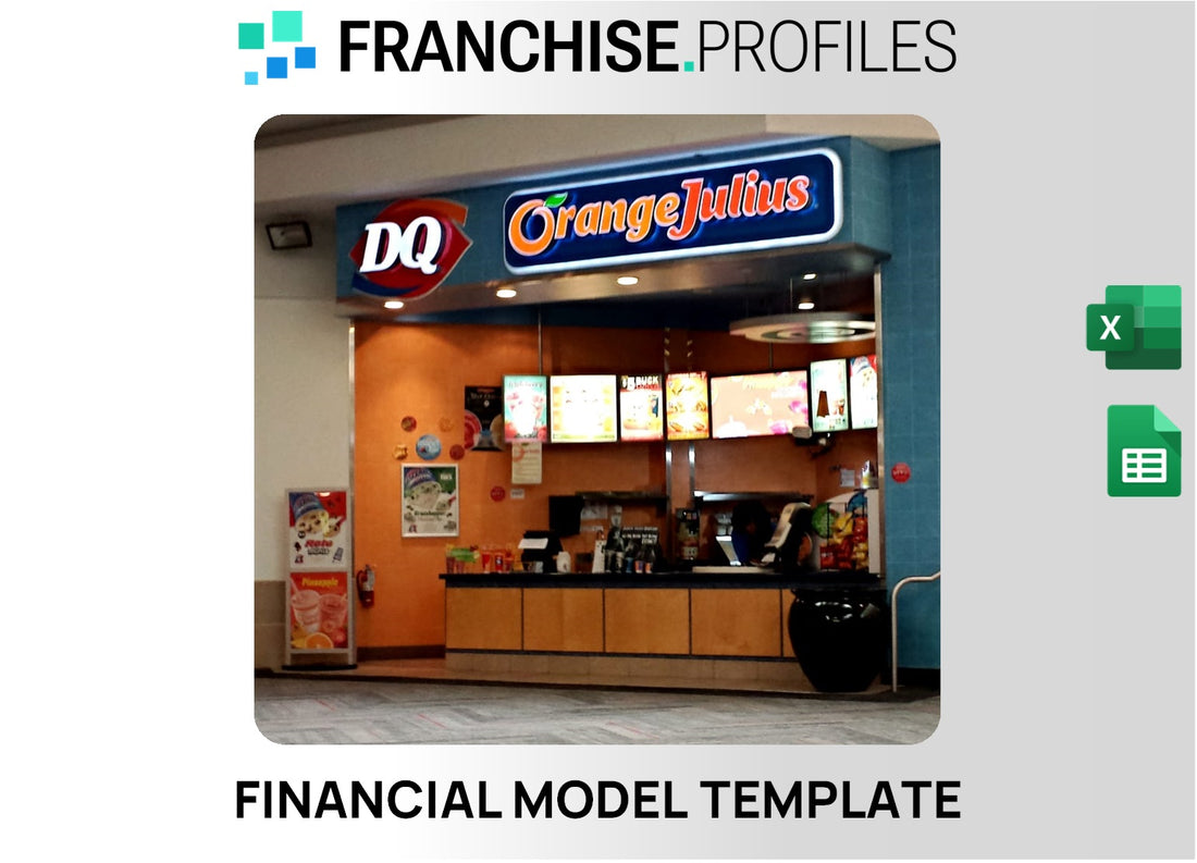 Orange Julius Franchise Financial Model Template