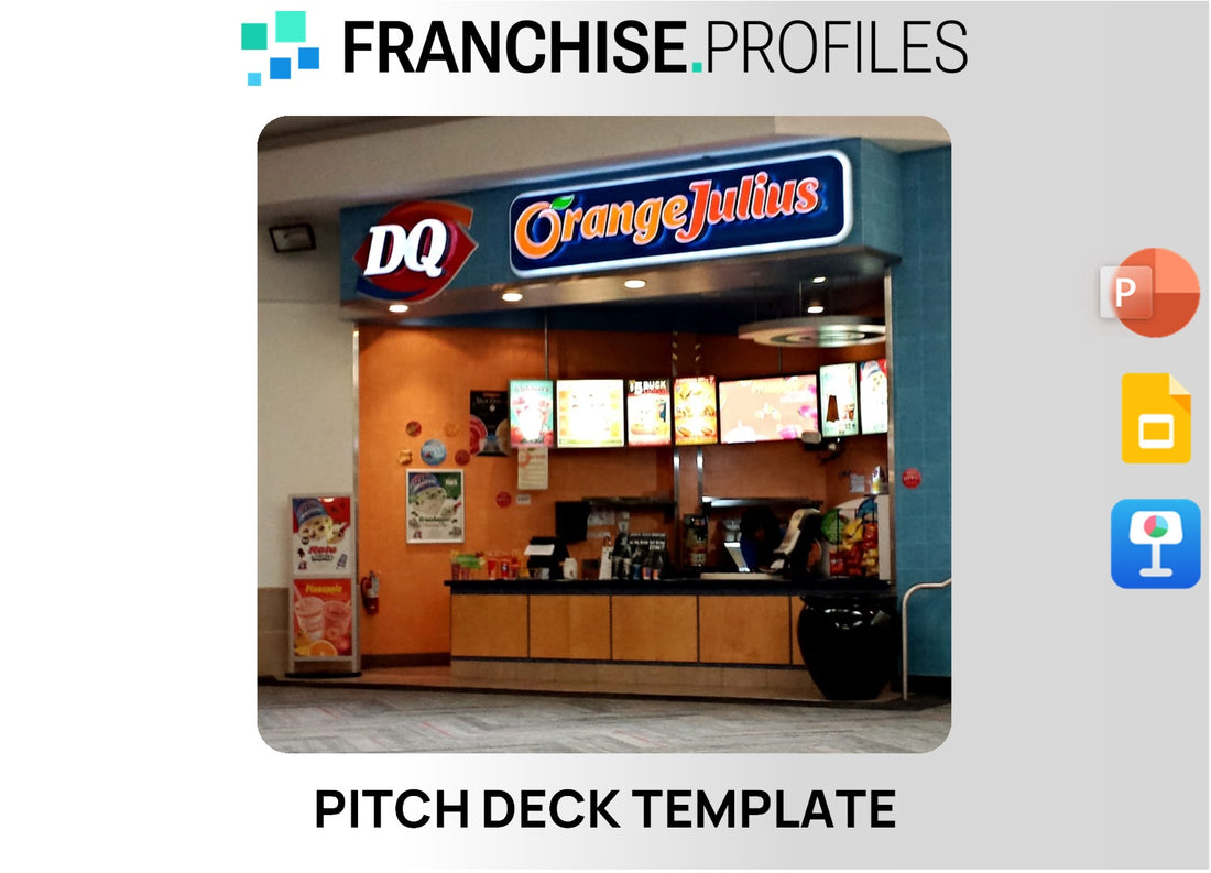 Orange Julius Franchise Pitch Deck Template