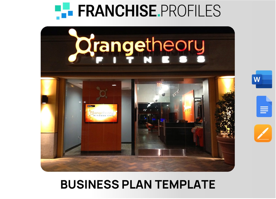 Orangetheory Fitness Franchise Business Plan Template