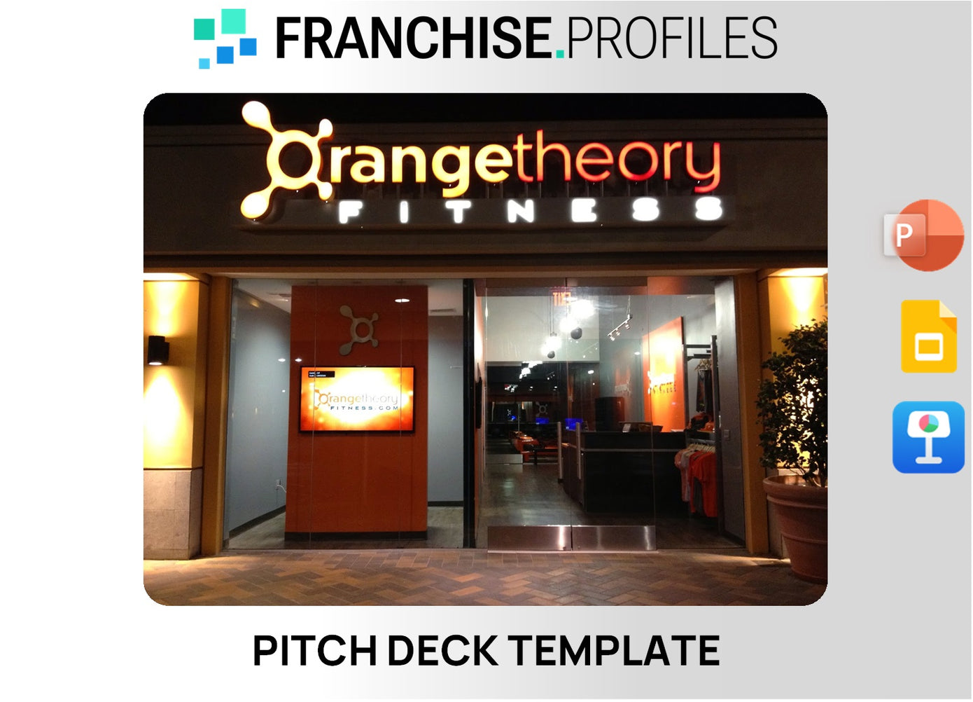 Orangetheory Fitness Franchise Pitch Deck Template