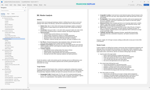 paclease franchise business plan 3