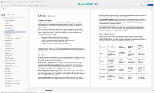 padgett business services franchise business plan 2