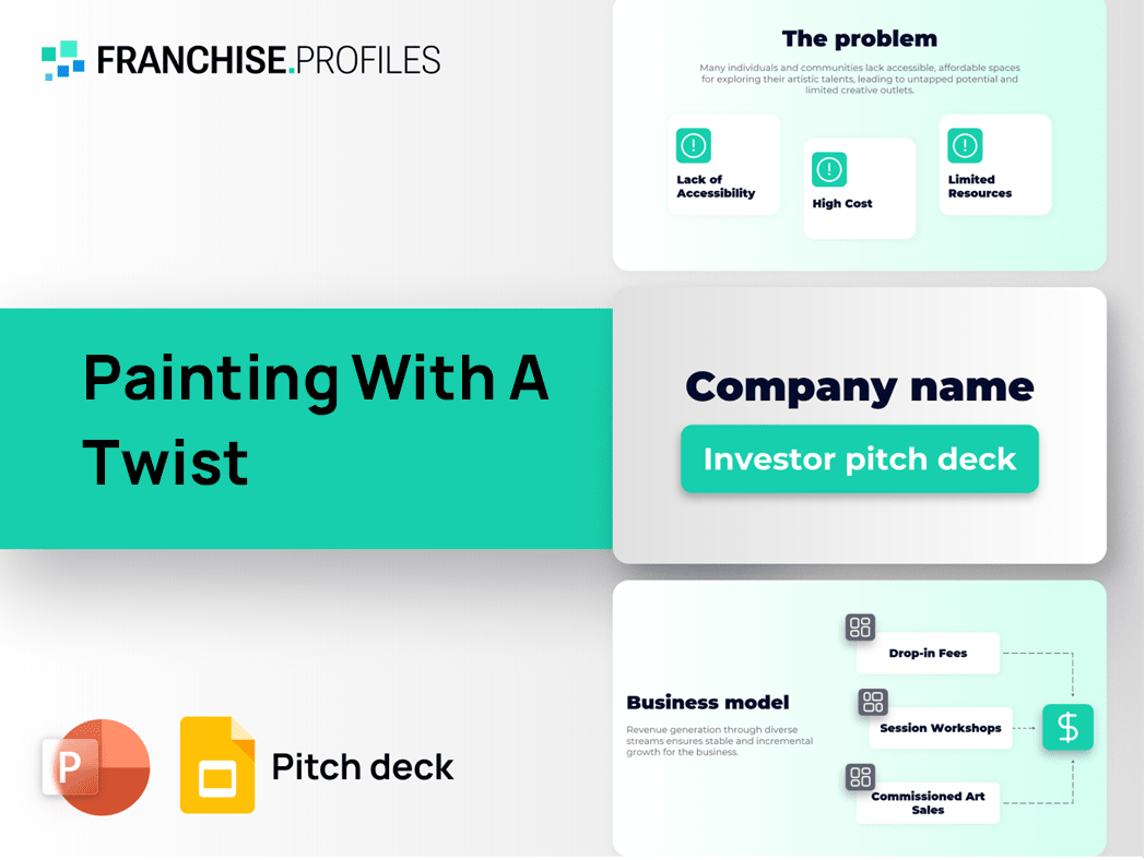Painting With A Twist Franchise Pitch Deck Template