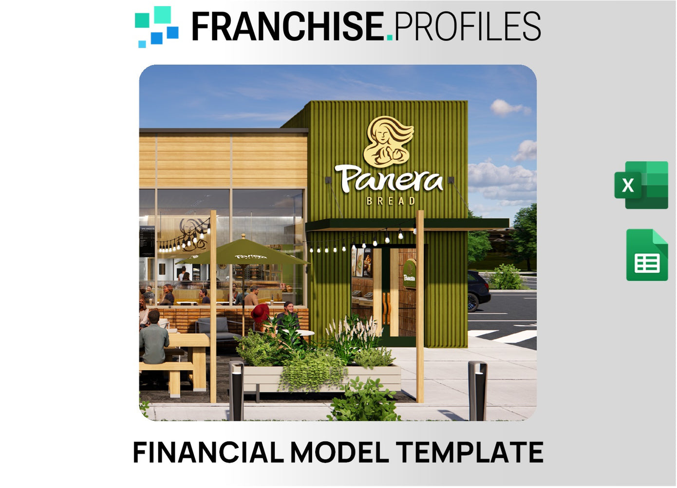 Panera Bread Bakery-Cafe Franchise Financial Model Template