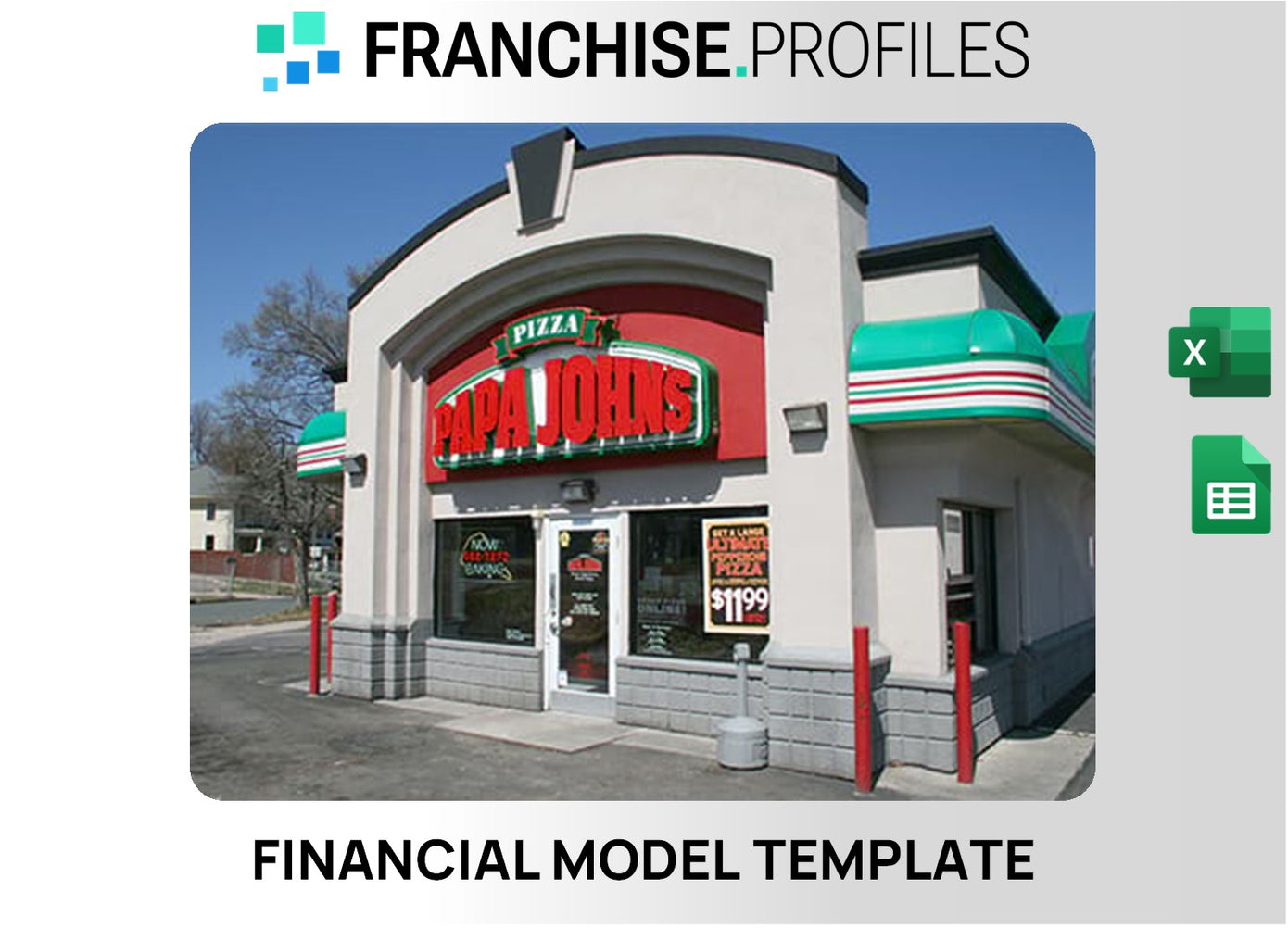 Papa John's Franchise Financial Model Template