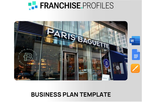 Paris Baguette Franchise Business Plan Template