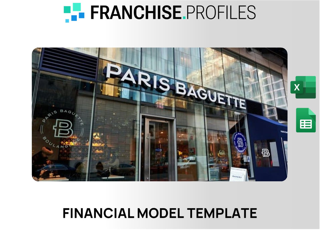 Paris Baguette Franchise Financial Model Template