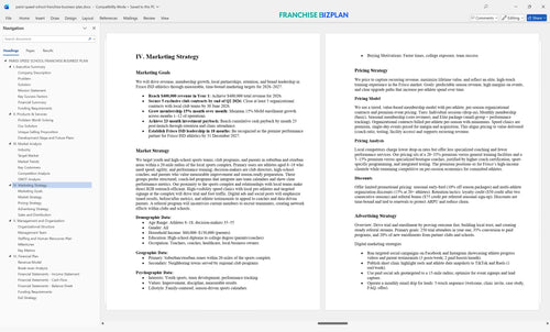 parisi speed school franchise business plan 4