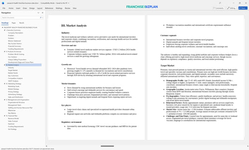 passport health franchise business plan 3