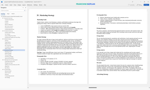 passport health franchise business plan 4