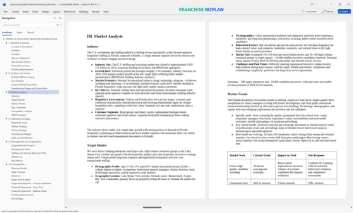 patrice associates franchise business plan 3