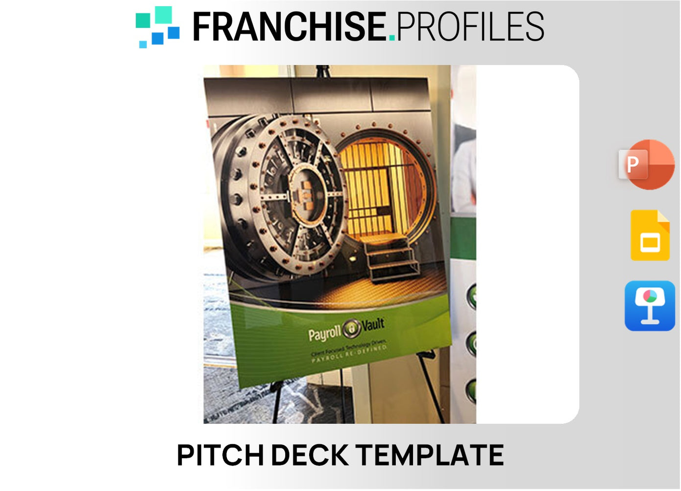 Payroll Vault Franchise Pitch Deck Template