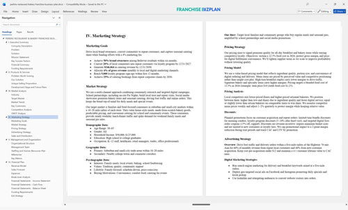 perkins restaurant bakery franchise business plan 4