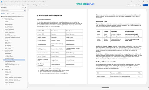 perkins restaurant bakery franchise business plan 5