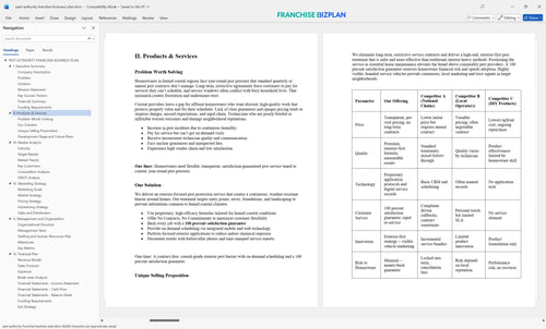 pest authority franchise business plan 2