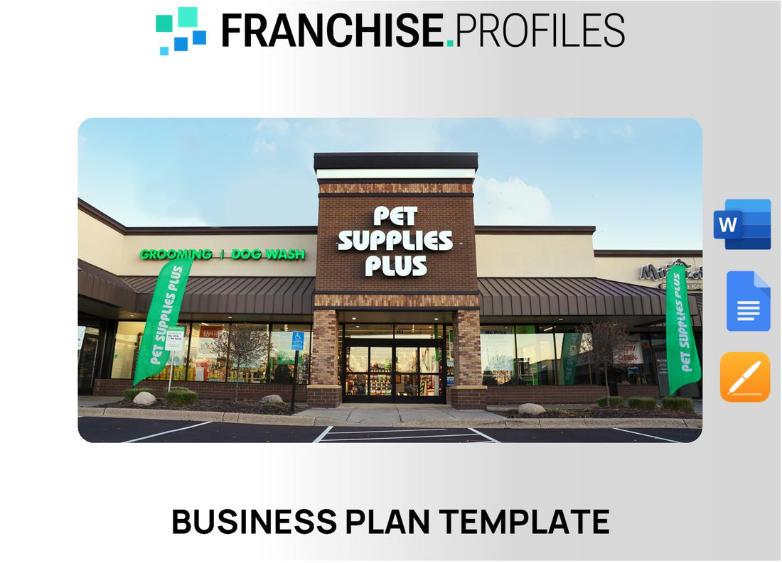 Pet Supplies Plus Franchise Business Plan Template
