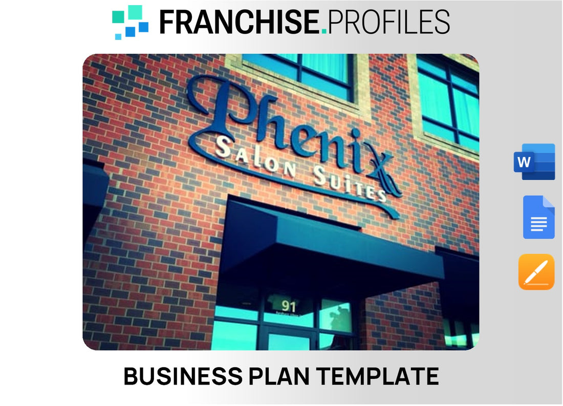 Phenix Salon Suites Franchise Business Plan Template