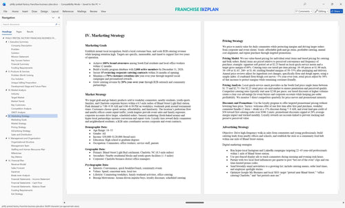 philly pretzel factory franchise business plan 4