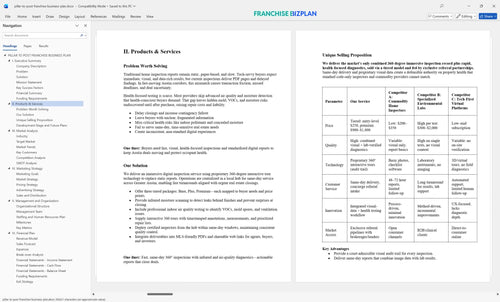 pillar to post franchise business plan 2