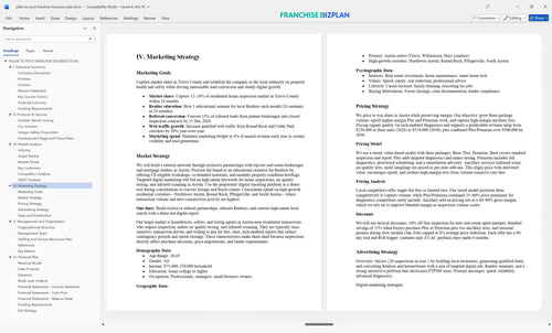 pillar to post franchise business plan 4