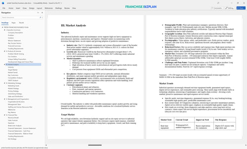 pirtek franchise business plan 3