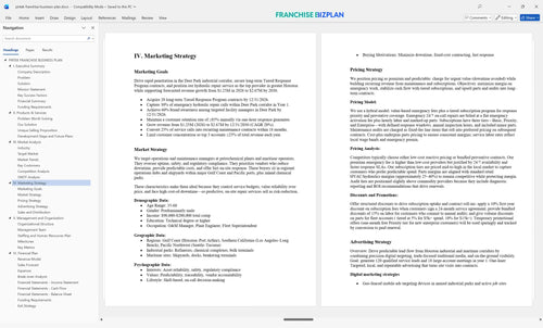 pirtek franchise business plan 4