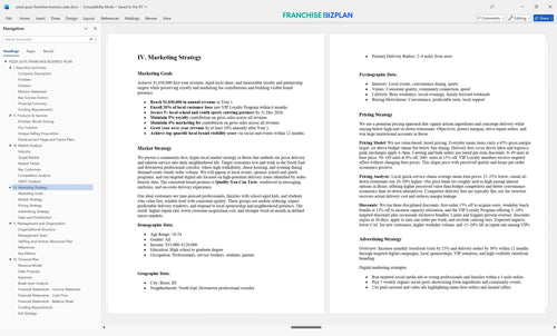 pizza guys franchise business plan 4