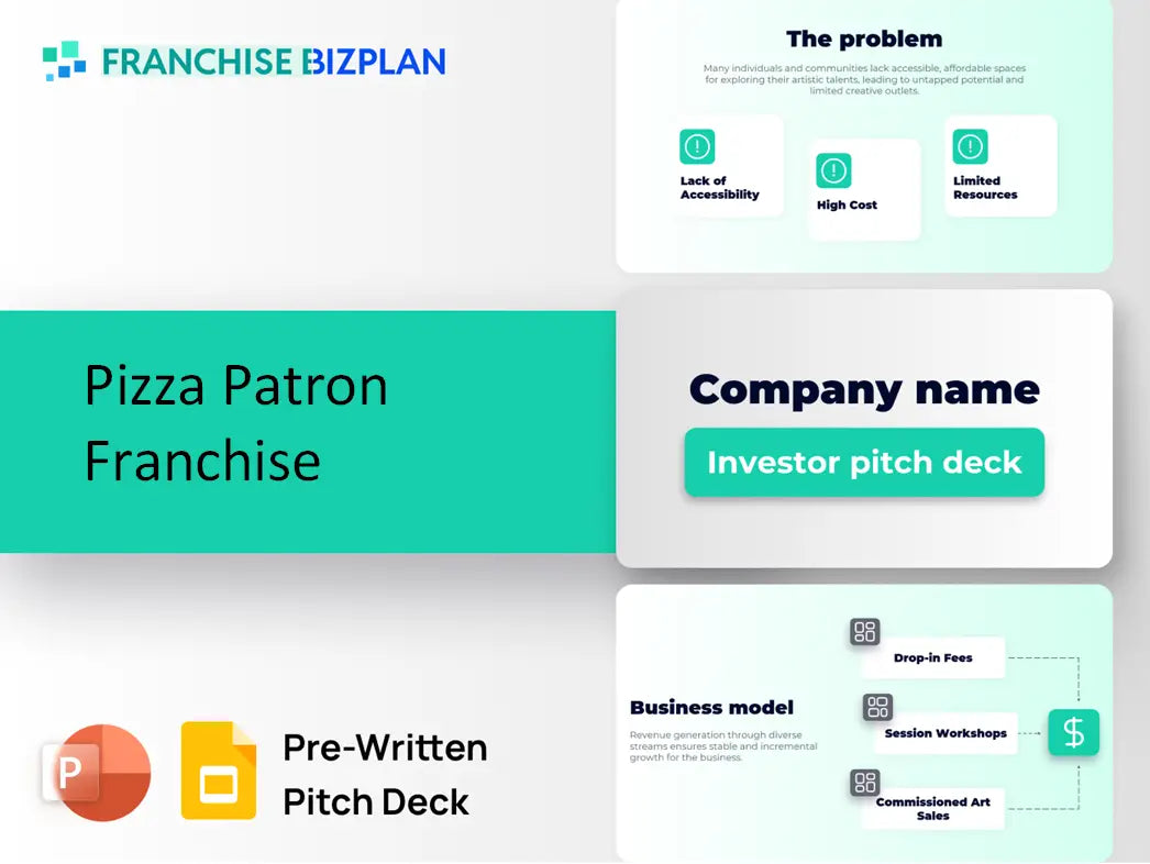 Pizza Patron Franchise Investment Pitch Deck 2026
