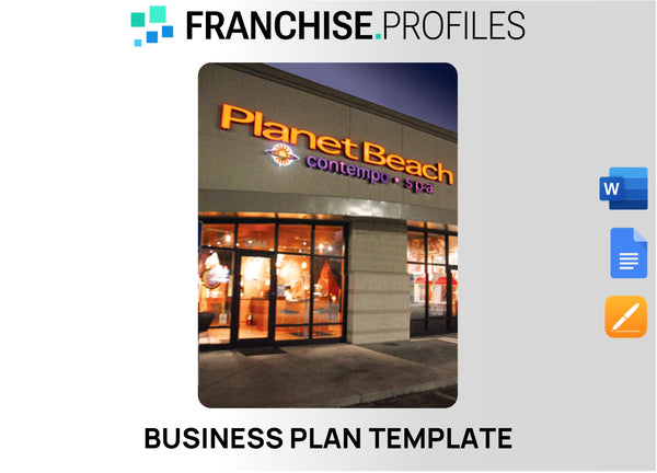 Planet Beach Franchise Business Plan Template