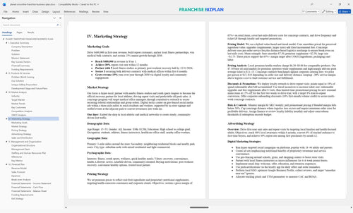 planet smoothie franchise business plan 4